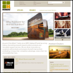 Screen shot of the Hubbard Animal Feed Supplements website.