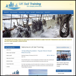 Screen shot of the Association of Sail Training Organisations website.