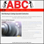 Screen shot of the Abc Blast Cleaning Ltd website.