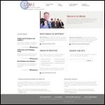 Screen shot of the Association of Cost Management Consultants website.