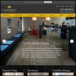 Screen shot of the C & A Bennett (Tiling Contractors) Ltd website.