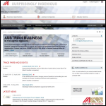 Screen shot of the Austrian Trade Commission website.