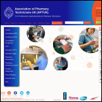 Screen shot of the Association of Pharmacy Technicians (UK) website.