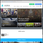 Screen shot of the Association for Student Residential Accommodation (ASRA) website.
